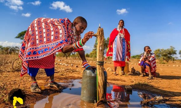 women and water